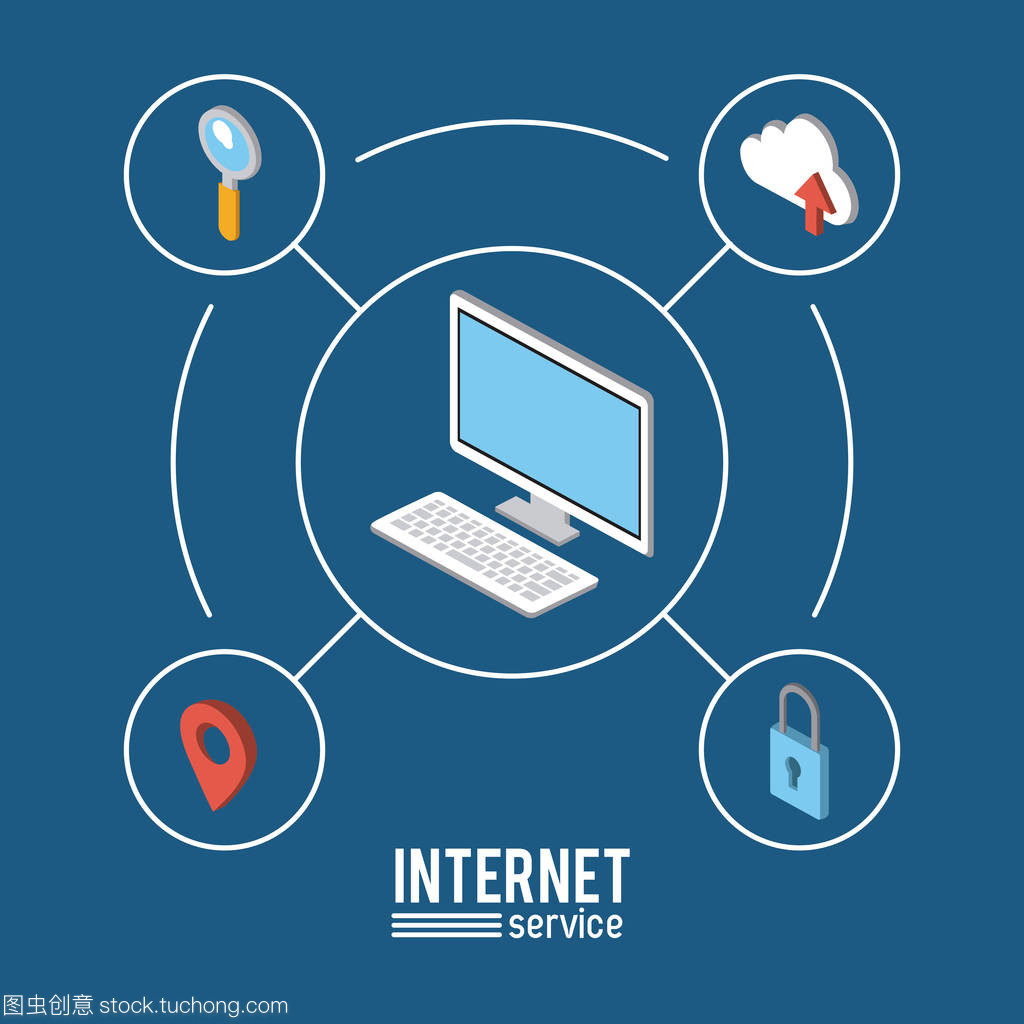 互联网服务图表